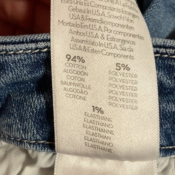 MOTHER The Looker Ankle Jean We the Animals Wash Size 26 - Picture 9 of 10